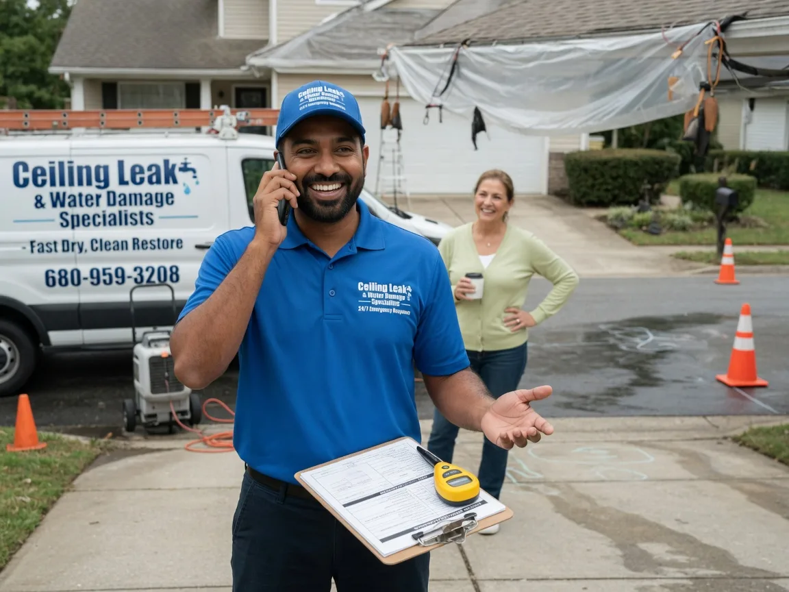Ceiling Leak Cleanup Whites City, NM FAQs